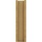 Ekena Millwork 5 1/2-in W x 14-in D x 22-in H Balboa Block Rough Cedar Woodgrain TimberThane Outlooker, Primed Tan OUTUR055X14X22BOA44RCPR - alternate 4
